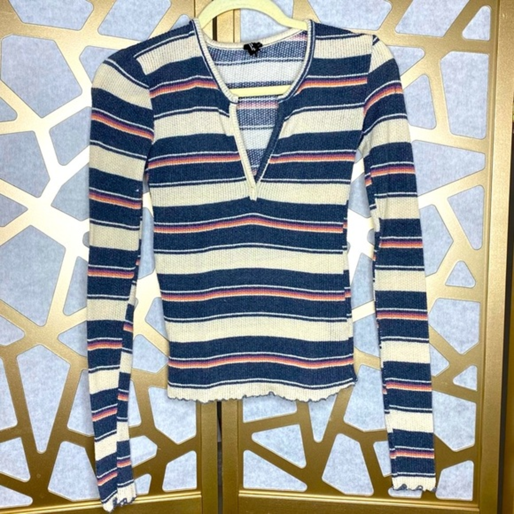 UO‎ Out from Under Striped Long Sleeve Tee